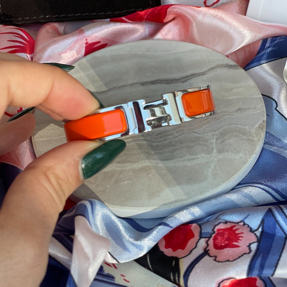 Clic H bracelet - Orange